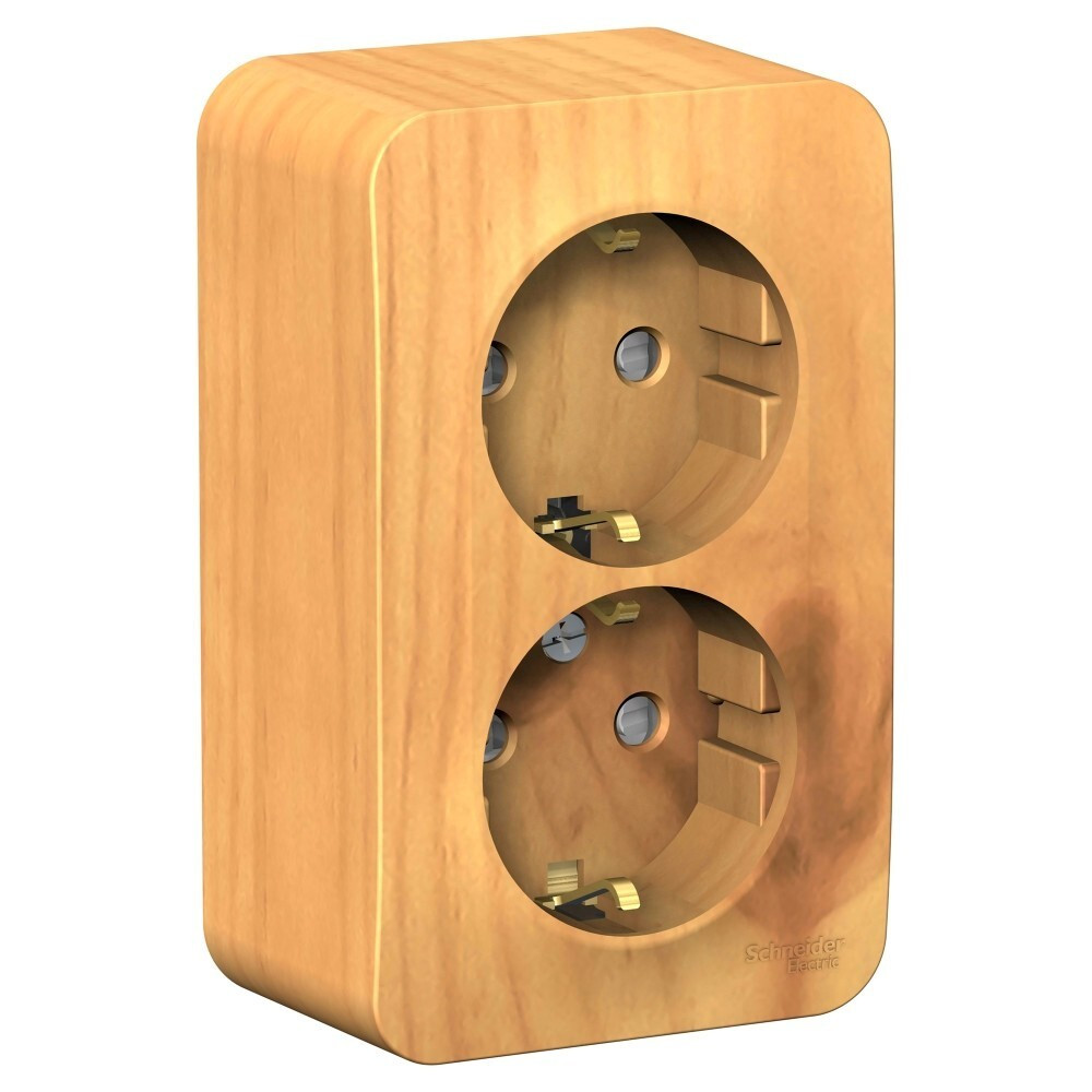 Розетки накладные двойные Розетки накладные двойные