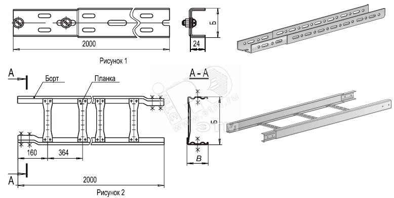 Лестничные лотки оцинкованные (метод Сендзимира)