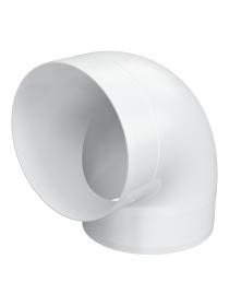 Повороты и колена пластиковых воздуховодов