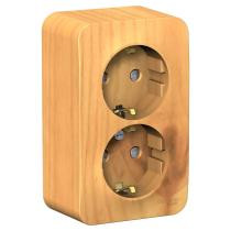 Розетки накладные двойные