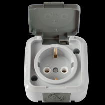 Розетки открытого монтажа