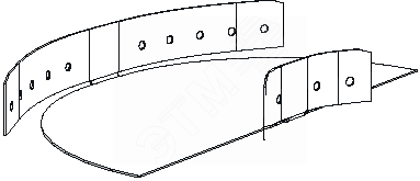 Углы и повороты кабельных лотков окрашенные RAL