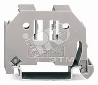 Стопор оконеч безвинтовой 10мм ширина (уп50шт) на DIN рейку (WAGO) 249-117