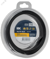 Трубка термоусадочная ТТУ нг-LS 10/5 черная (2м/упак) IEK (IEK) UDR12-010-005-002-K02-T