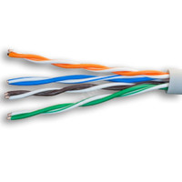 Витая пара U/UTP Cat 5e 4х2хAWG24 Median IN Cu (UTP Cat 5e 4x2x0.46 5e In/Cu) (SUPRLAN) 01-0334