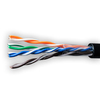 Витая пара UTP 4 пары AWG 25 Cat.5e внешняя Cu    Light (UTP 4x2x0,44 5e Out/Cu) (SUPRLAN) 01-0338