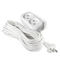 Удлинитель бытовой У6-011 М ПВС 2-0.75 2 гнезда 10м (UNIVersal) 011М-10
