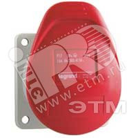 Встраиваемая прямая розетка с уменьшенным фланцем - P17 Tempra Pro - IP 44 - 380/415 В~ - 32 A - 3К+З (Legrand/Daccord) 058058