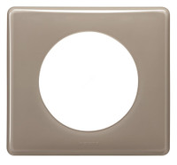 Celiane. Рамка 1-постовая. Цвет  Кофейный глянец (Legrand/Daccord) 066611