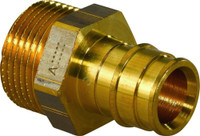 Штуцер Q&E 20x1/2' НР DR-латунь (Uponor) 1033437