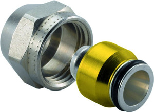 Адаптер обжимной 16x1/2' ВР MLC латунь (Uponor) 1058086