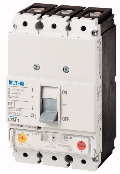 Выключатель автоматический 32А 3П 36кА 25-32А, LZMC1-A32-I (EATON) 111890
