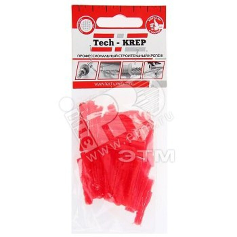 Дюбель распорный 6х35 трехсегментный тип Т (30шт) (Tech-KREP) 112954