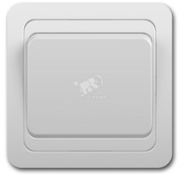 Выключатель одноклавишный, скрытый, белый, 10А, 2021 (Powerman) 1151395