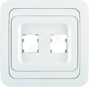 Mimoza Розетка гнездо + гнездо белая (Makel) 12038