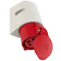 Розетка настенная 32А/400V/3P+N+E/IP44 (PCE) 125-6