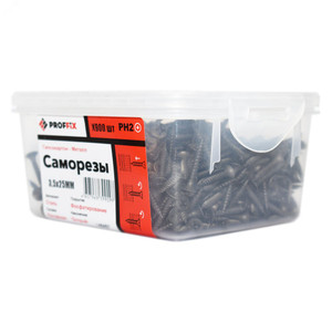 Саморез СГМ 3,5х25 усиленный (TWN) (900 шт) - контейнер PRO (Tech-KREP) 146467