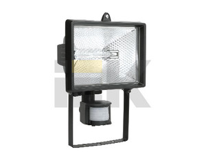 Прожектор ИО150Д(детектор) галогенный черный IP54 IEK (IEK) LPI02-1-0150-K02