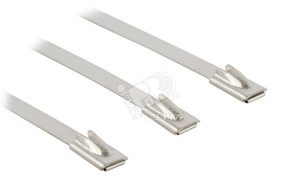 Стяжка стальная 304L нержавеющая сталь (100шт) (Hyperline) 17099