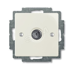 BASIC 55 Розетка телевизионная TV в рамку бежевая (ABB) 1743-01-92-507