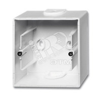 BASIC 55 Коробка 1 пост наружная альпийский белый (ABB) 1701-94-507