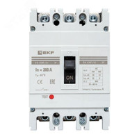 Выключатель автоматический трехполюсный ВА-99М/250 200А 35кА РЭ2000А (EKF) mccb99-250-200m