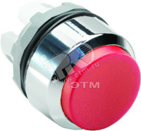 Кнопка MP3-20R красная без фиксации выступающая (ABB) 1SFA611102R2001