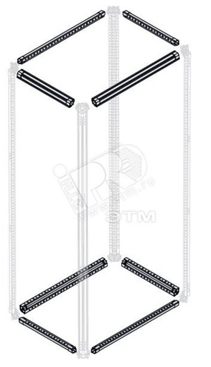 Профиль гальв.каркаса шкафа W=400мм(4шт) (ABB) 1STQ007038A0000