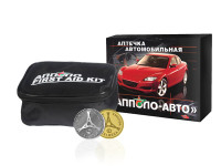 Аптечка первой помощи автомобильная АППОЛО-АВТО (мягкий футляр)