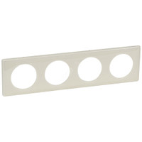 Рамка, четырехпостовая, слоновая кость (Legrand/Daccord) 066624