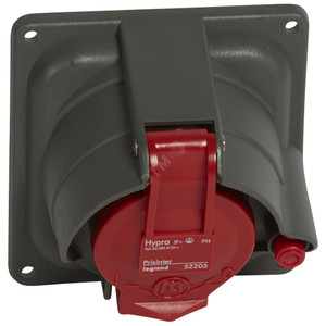 Розетка встраиваемая IP44 3К+З 400v 16А HypraPr (Legrand/Daccord) 052203