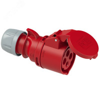 Розетка кабельная  16А/400V/3P+E/IP44 (PCE) 214-6