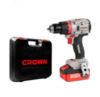 Дрель-шуруповерт ударная аккумуляторная (CROWN) CT21127HMX-4 BMC