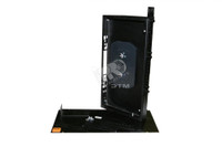 Бокс оптический универсальный 19. от 8 до 24 портов (SC. duplex LC. ST. FC). со сплайс пластиной. без пигтейлов и проходных адаптеров. 1U. черный (Hyperline) 250427