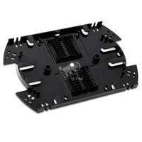 Сплайс-кассета оптическая для боксов FO-19R (аналог КУ-01) с двумя ложементами (без крышки) (Hyperline) 254996