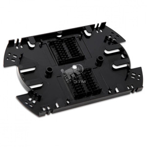 Сплайс-кассета оптическая для боксов FO-19R (аналог КУ-01) с двумя ложементами (без крышки) (Hyperline) 254996