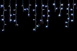 Гирлянда бахрома 70LED белый 1.4м+0.4м (FERON) CL14