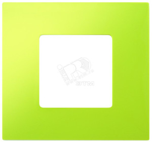 Рамка-декор на 1 пост для 2700610-03., S27Pl, фисташковый (Simon) 2700617-065