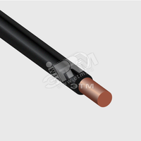 Провод силовой ПуВ 1х1.5 черный (500м) ТРТС (Радиус)