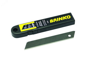 Лезвия запасные Black Blades кассета с 10 лез (Brinko) 992298