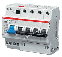 Выключатель автоматический дифференциальный 4п 6А 30mА DS204 C AC (ABB) DS204 AC-C6/0,03