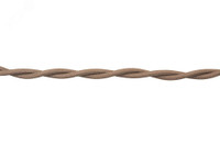 Ретро провод 2х2,5 Песочное золото (матовый) 50 м (Bironi) B1-425-719-50