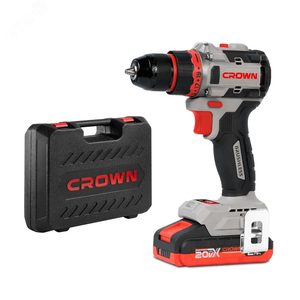 Дрель-шуруповерт аккумуляторная (CROWN) CT21128HMX-2 BMC