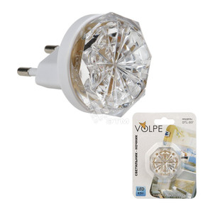 Ночник светодиодный  DTL307 0,5W 3LED белый Кроха Volpe (Uniel) 04979
