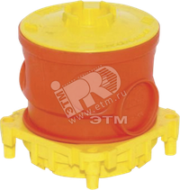Коробка встраиваемая D=60mm в бетон высокая (комбинация А) (Tplast) 33.50.220.0000
