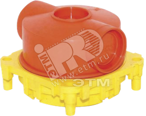 Коробка встраиваемая D=60mm в бетон низкая (комбинация D) (Tplast) 33.50.223.0000