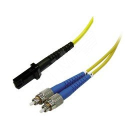 Патч-корд оптический SM 9/125 (OS2) LC/UPC-LC/UPC 2.0MM duplex LSZH 15 м черный (Hyperline) 225264