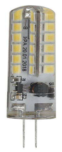 Лампа светодиодная LED 3,5 Вт 280Лм 2700К капсула теплый G4 12В LED JC-3,5W-12V-827-G4 Standart (ЭРА) Б0033195