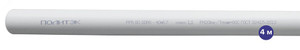 Труба полипропиленовая 40x6.7 SDR 6 PN 20 PPR белая, хлыст 4м (Политэк) 9002040067