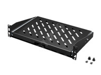 Приборная полка 19'' 2U выдвижная Г300мм 25кг 1шт,  DK (RITTAL) 5501635
